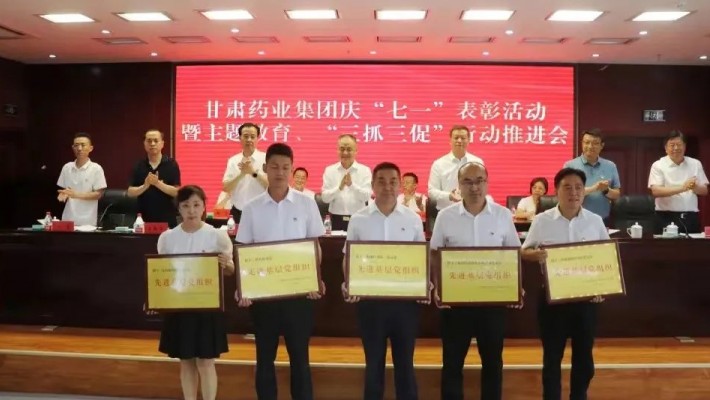 甘肅藥業(yè)集團(tuán)科技創(chuàng)新研究院黨支部榮獲“先進(jìn)基層黨組織”稱號！